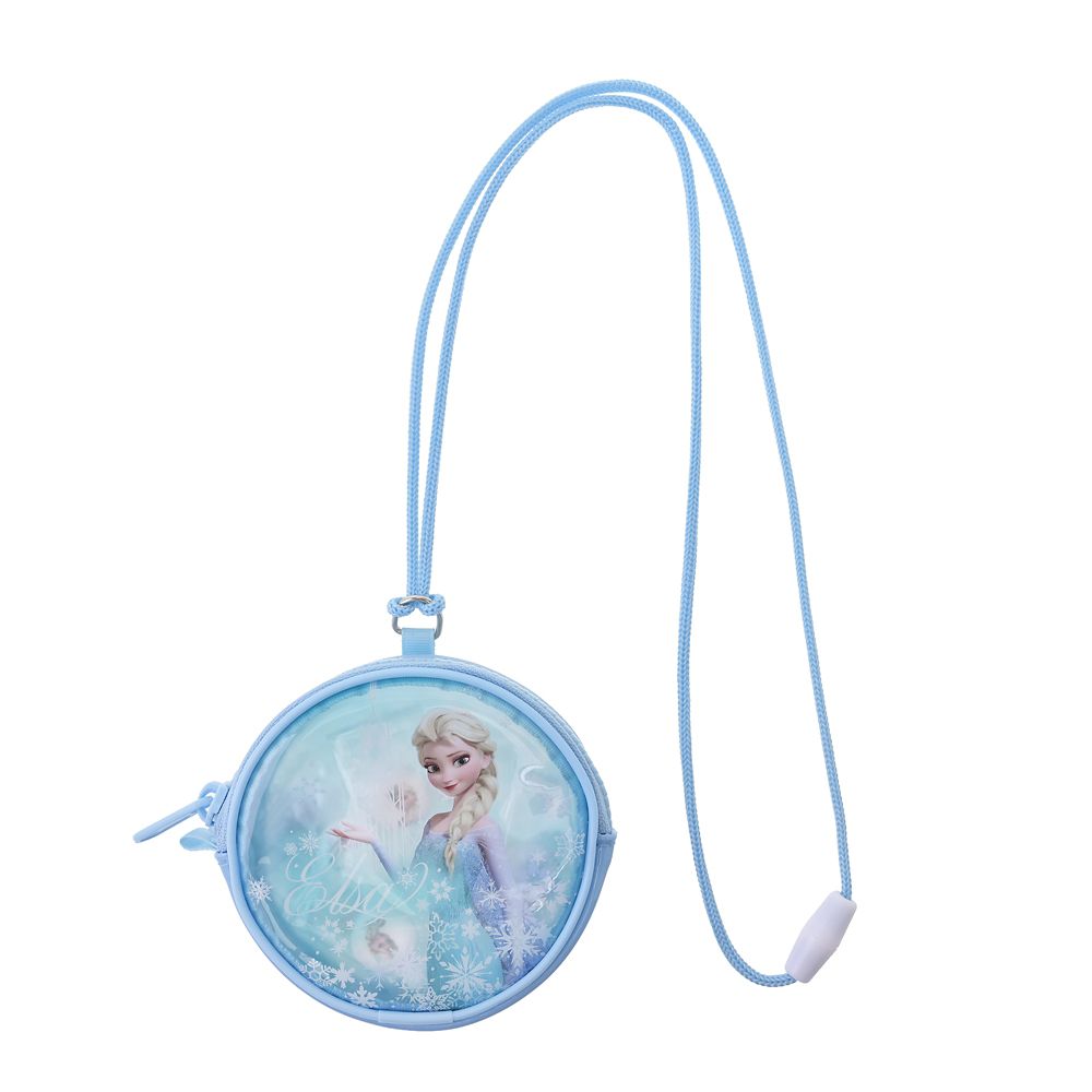 エルサ タブレット ポーチ入り ストラップ付き フローズンブルー Ever Green