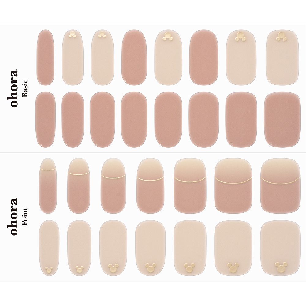 【ohora】ミッキー ネイルシール セミキュアジェルネイル ND-030-JC