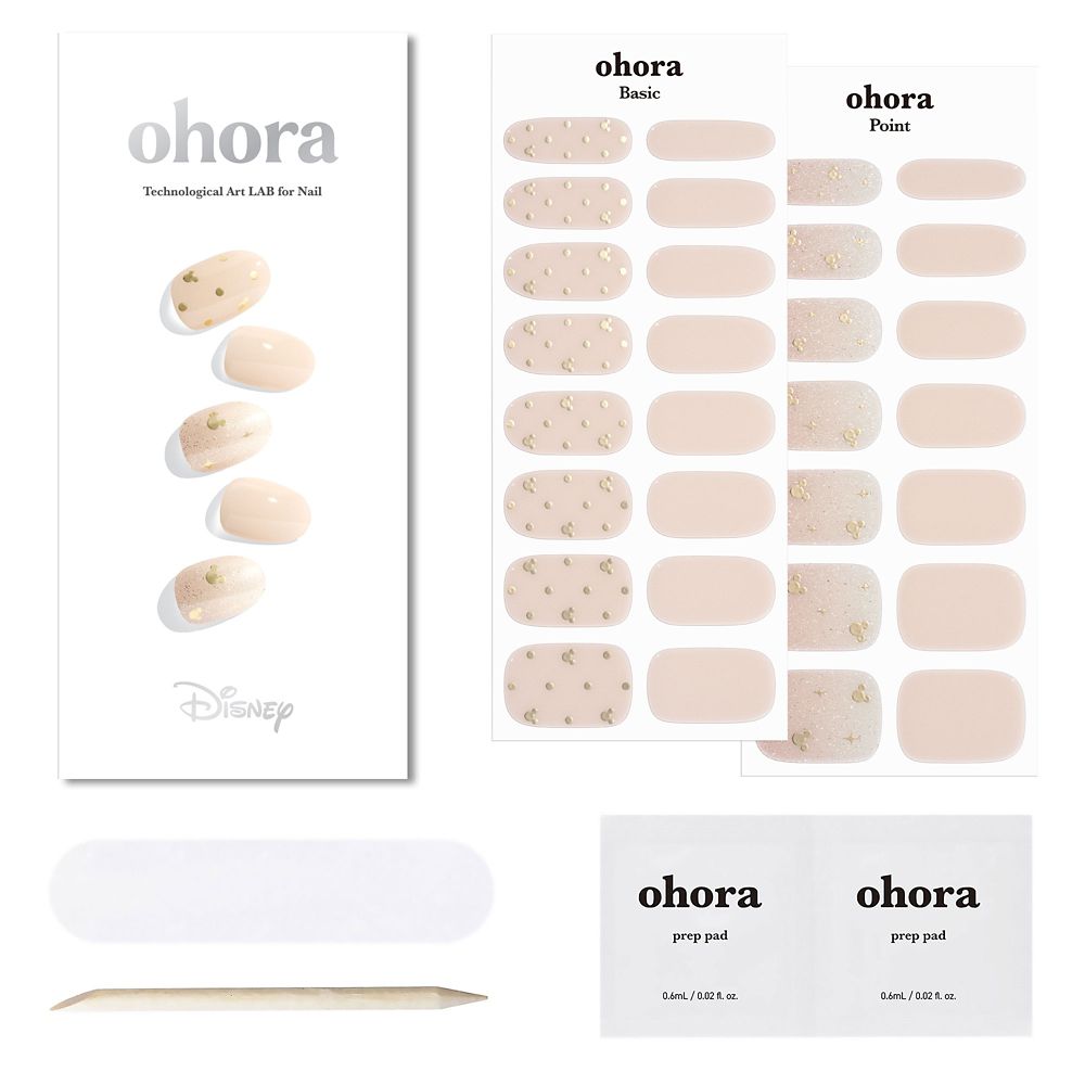 【ohora】ミッキー ネイルシール セミキュアジェルネイル ND-032-JC