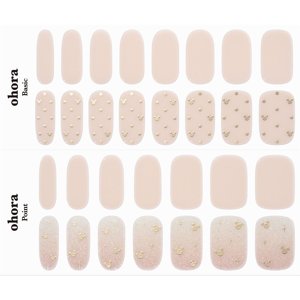 【ohora】ミッキー ネイルシール セミキュアジェルネイル ND-032-JC