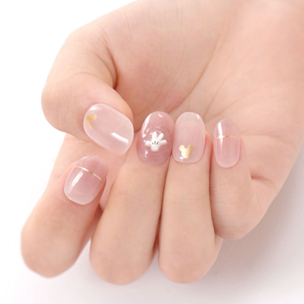 【ohora】ミッキー＆ミニー ネイルシール カスタムパーツ CP-021