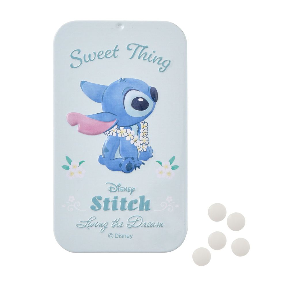 スティッチ タブレット ケース入り スライド式 エンボス Disney Mint Flavor