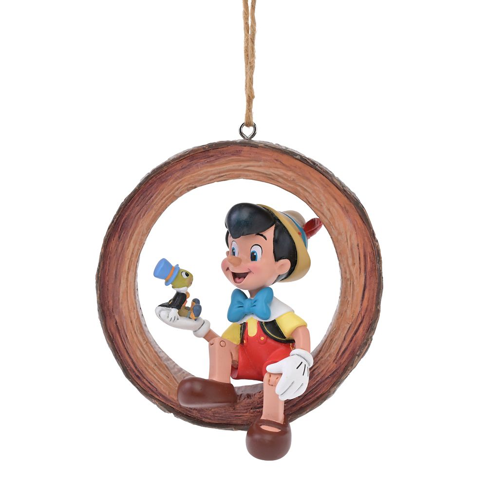 ピノキオ＆ジミニー・クリケット オーナメント Disney Christmas Ornament