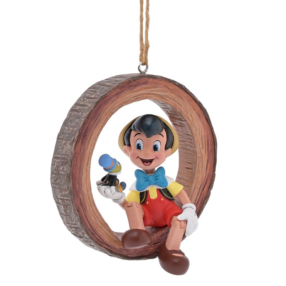 ピノキオ＆ジミニー・クリケット オーナメント Disney Christmas Ornament