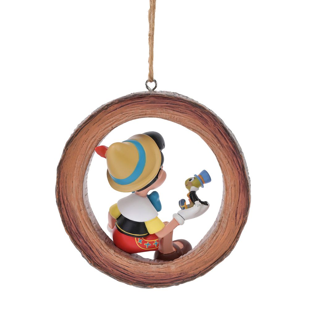 ピノキオ＆ジミニー・クリケット オーナメント Disney Christmas Ornament