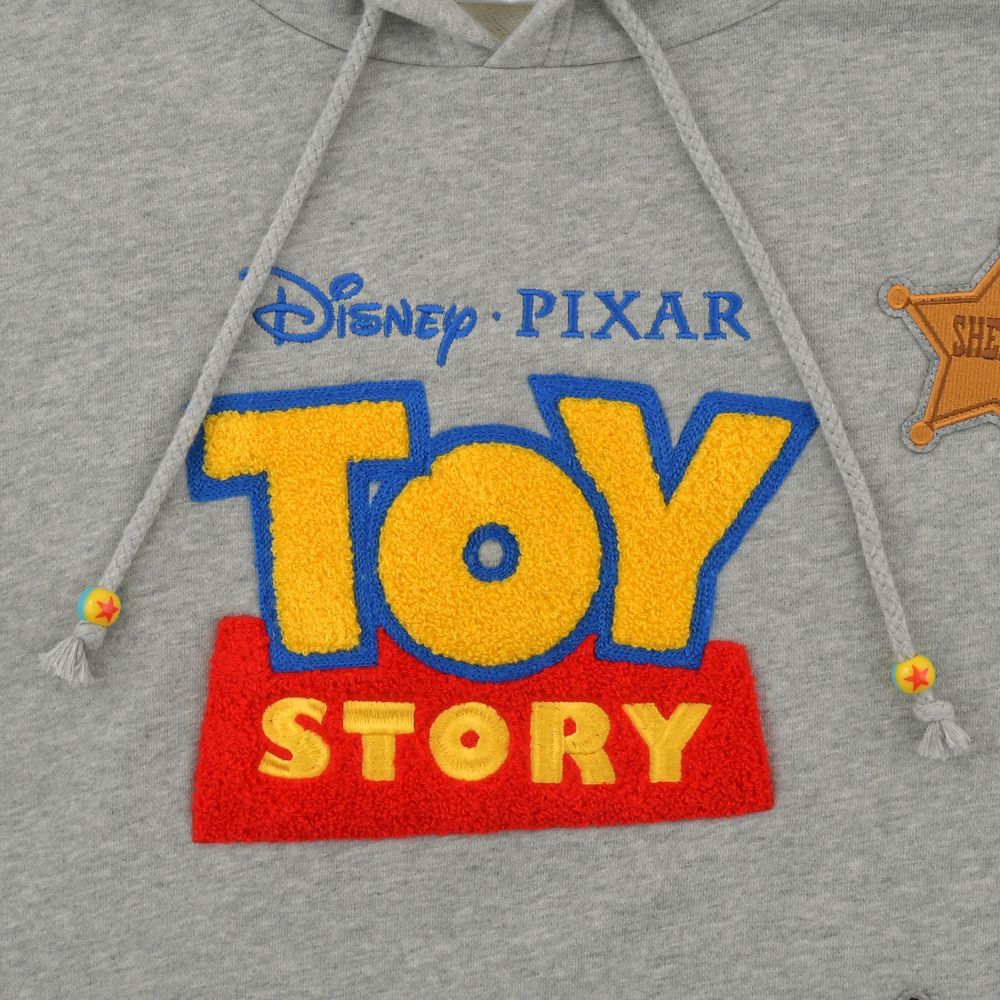 トイ・ストーリー 長袖パーカー グレー TOY STORY FASHION
