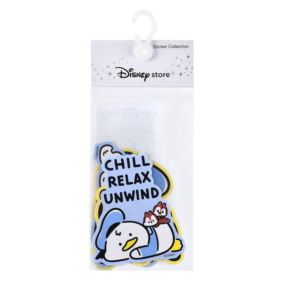 ドナルド、チップ＆デール シール・ステッカー ダイカット Sticker Collection DONALD BIRTHDAY 2026
