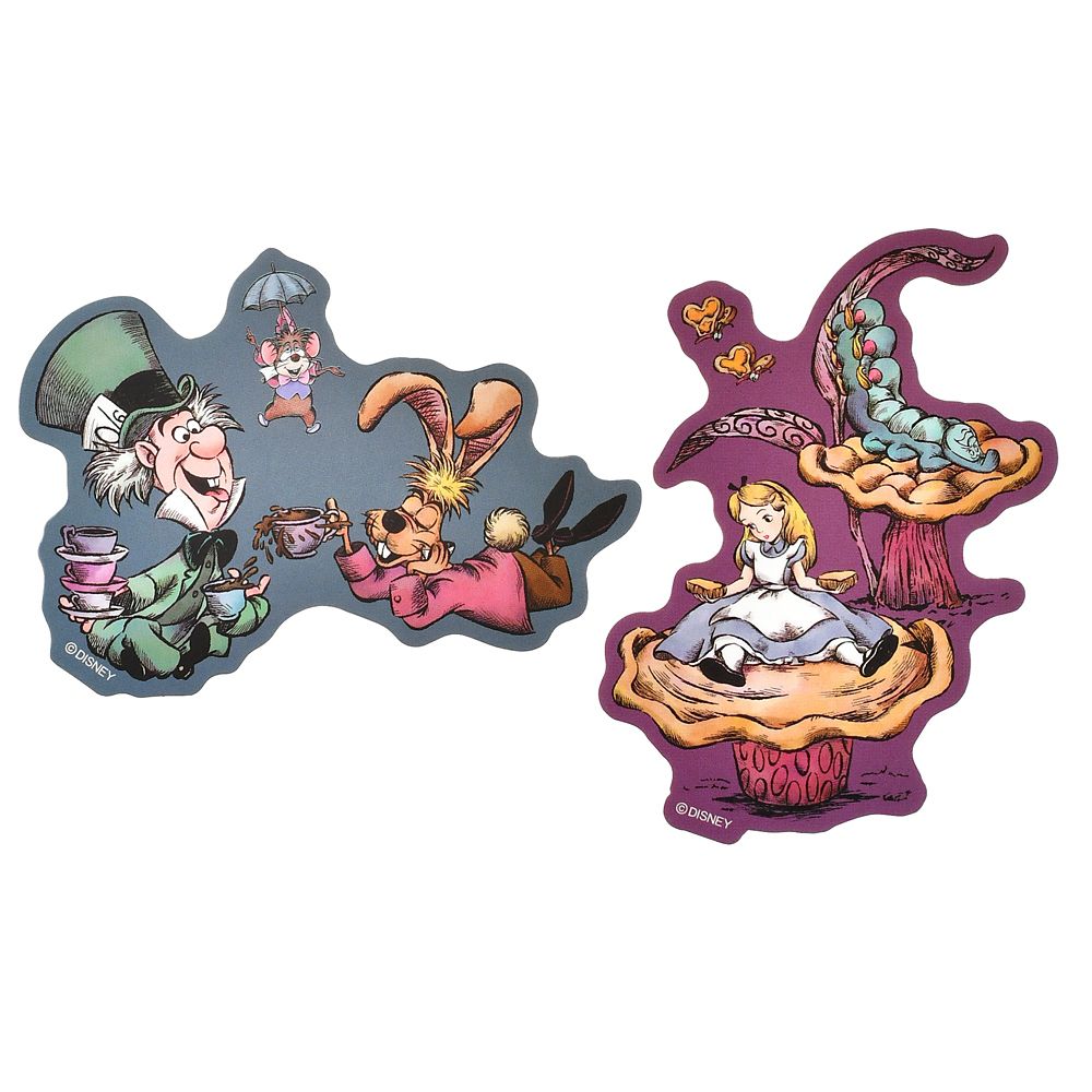 ふしぎの国のアリス シール・ステッカー ダイカット Sticker Collection DISNEY ALICE IN WONDERLAND 75TH ANNIVERSARY