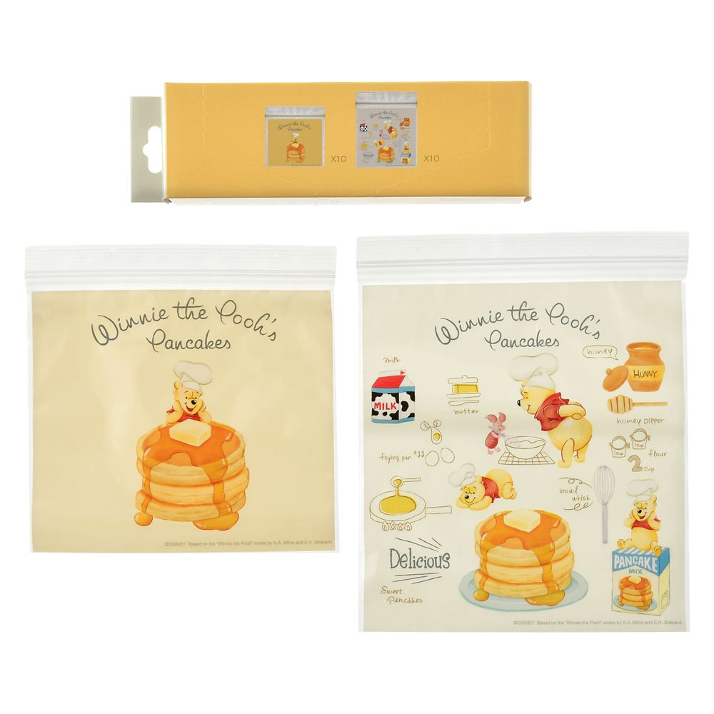 プーさん＆ピグレット ジッパーバッグ POOH HUNNY DAY 2026