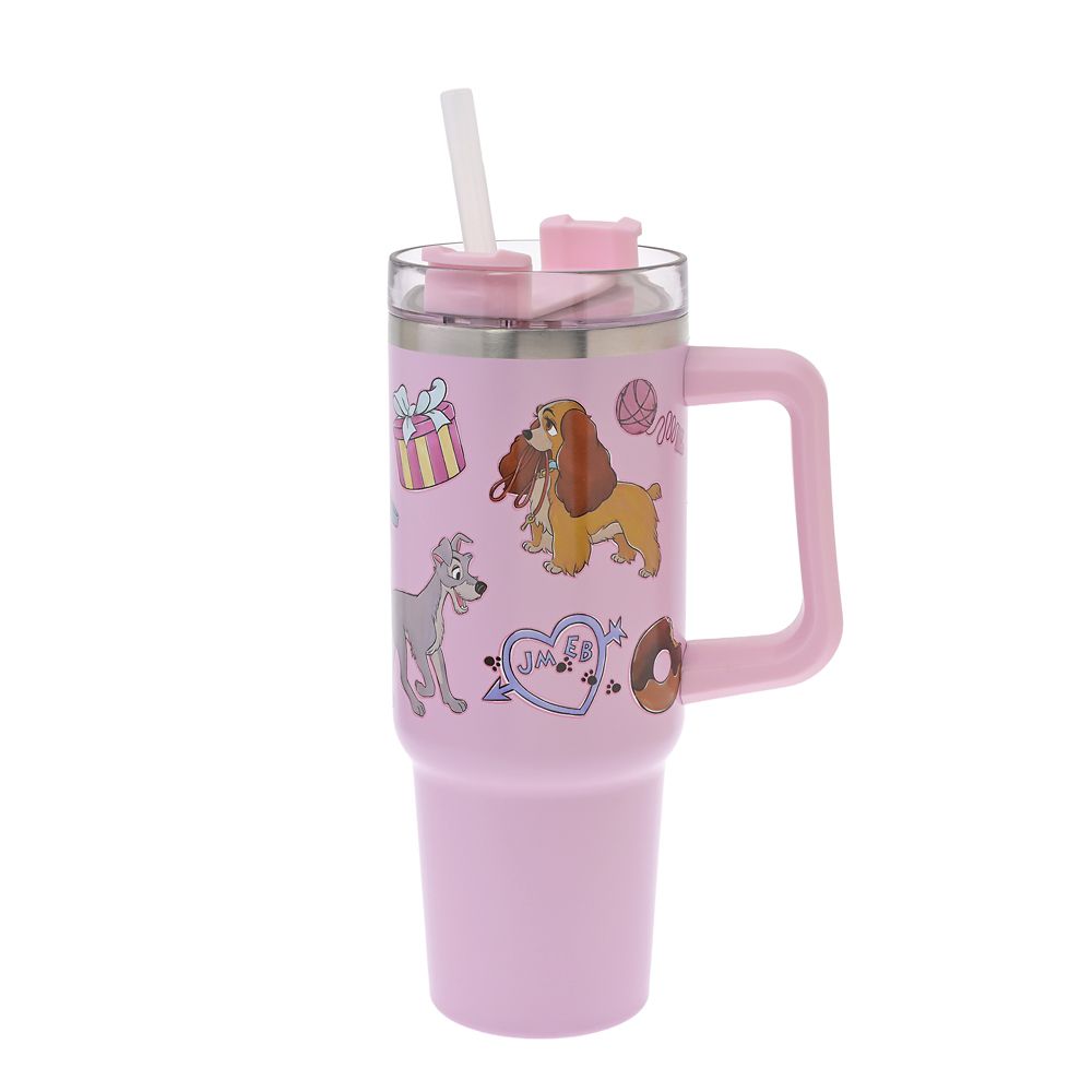 レディ＆トランプ タンブラー ステンレス ストロー付き ホリデー Drinkware