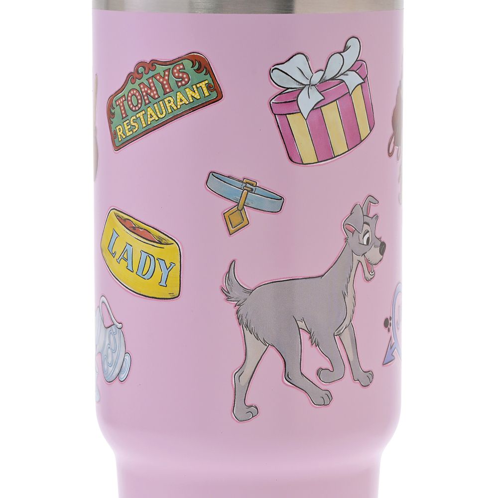 レディ＆トランプ タンブラー ステンレス ストロー付き ホリデー Drinkware