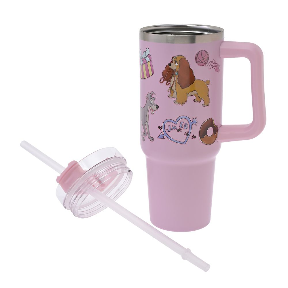 レディ＆トランプ タンブラー ステンレス ストロー付き ホリデー Drinkware