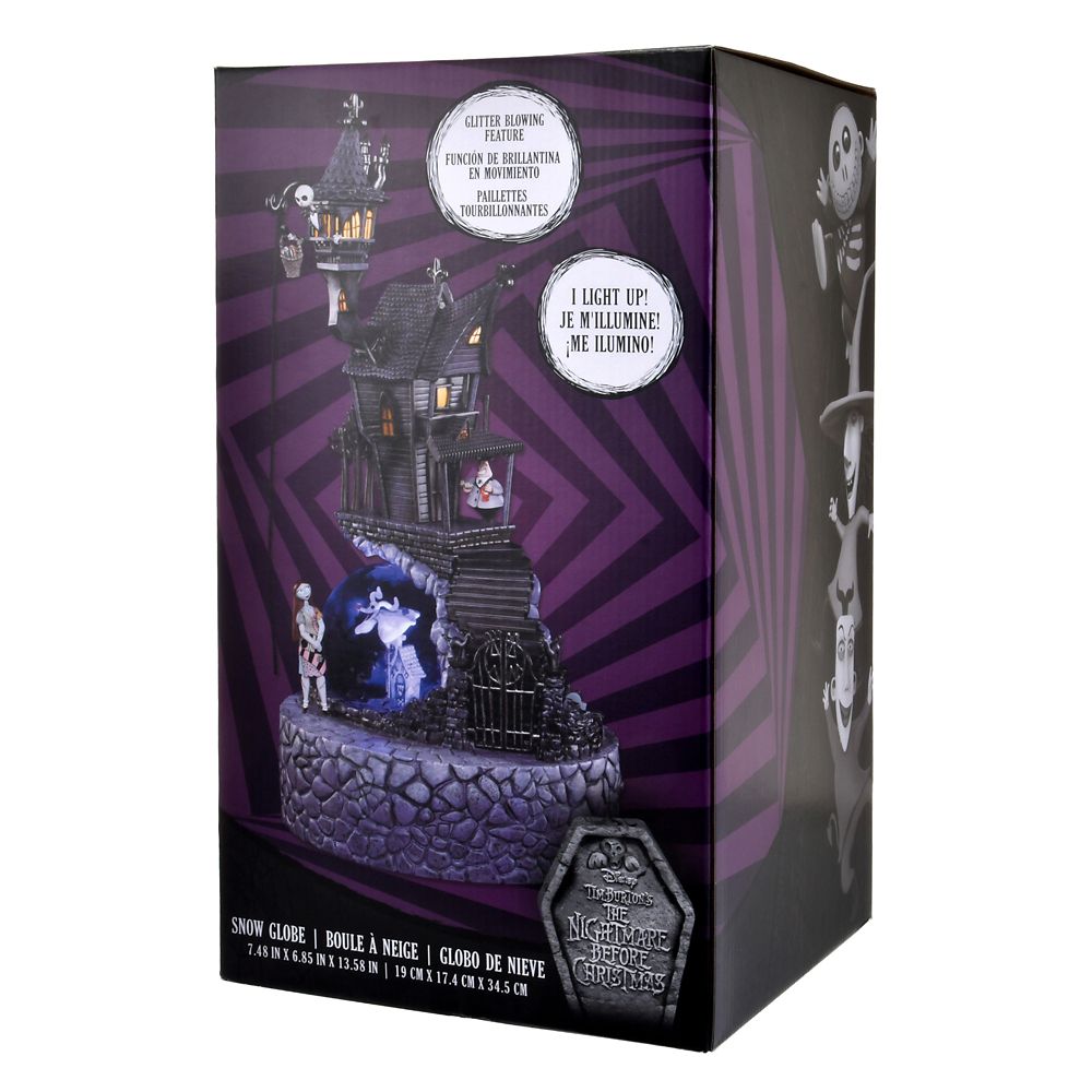 【再入荷】ティム・バートン ナイトメア・ビフォア・クリスマス スノードーム ライトアップ TIM BURTON'S THE NIGHTMARE BEFORE CHRISTMAS