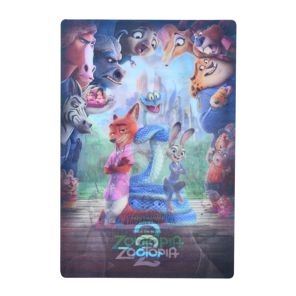 ズートピア2 ポストカード ポスター 1 Lenticular