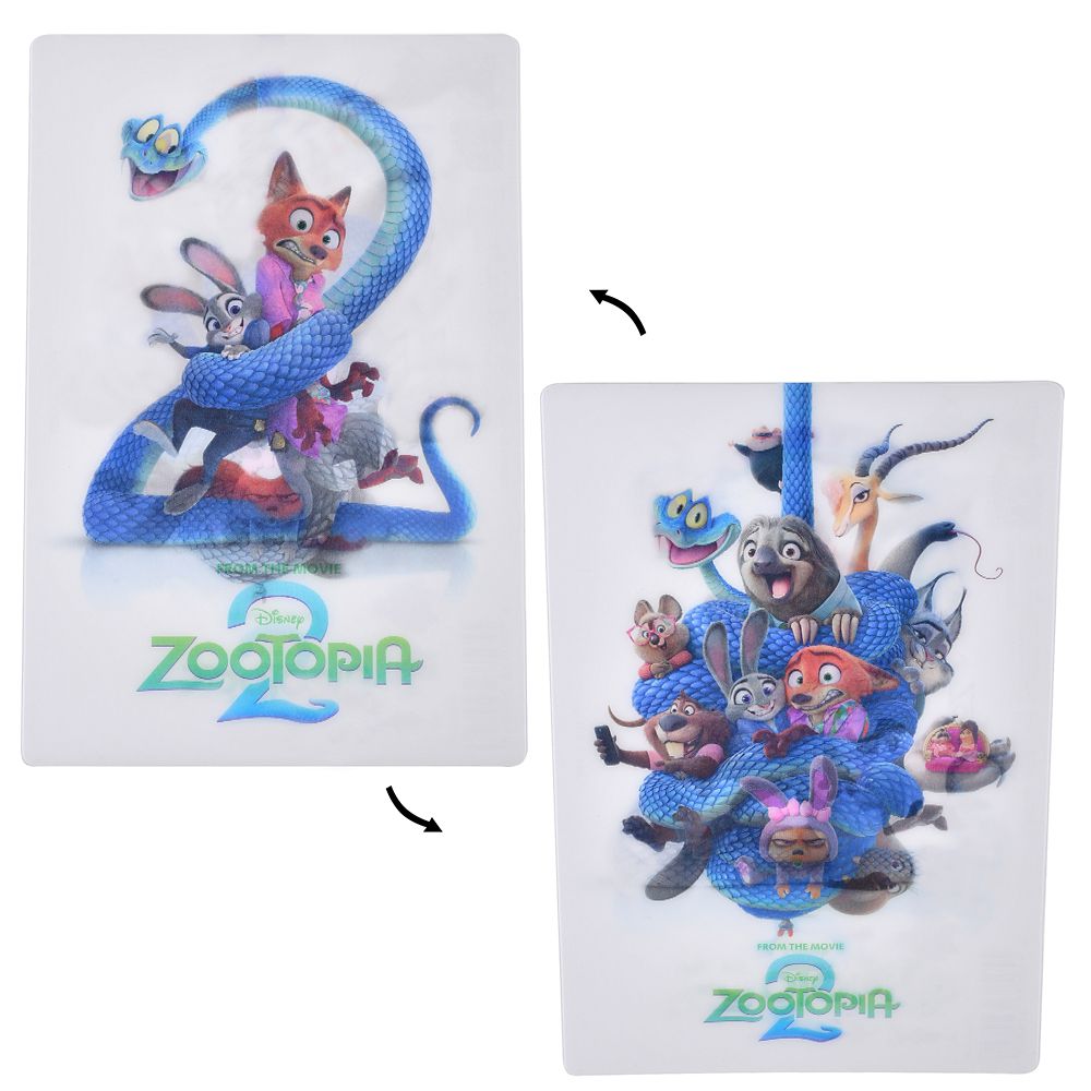 ズートピア2 ポストカード ポスター 2 Lenticular
