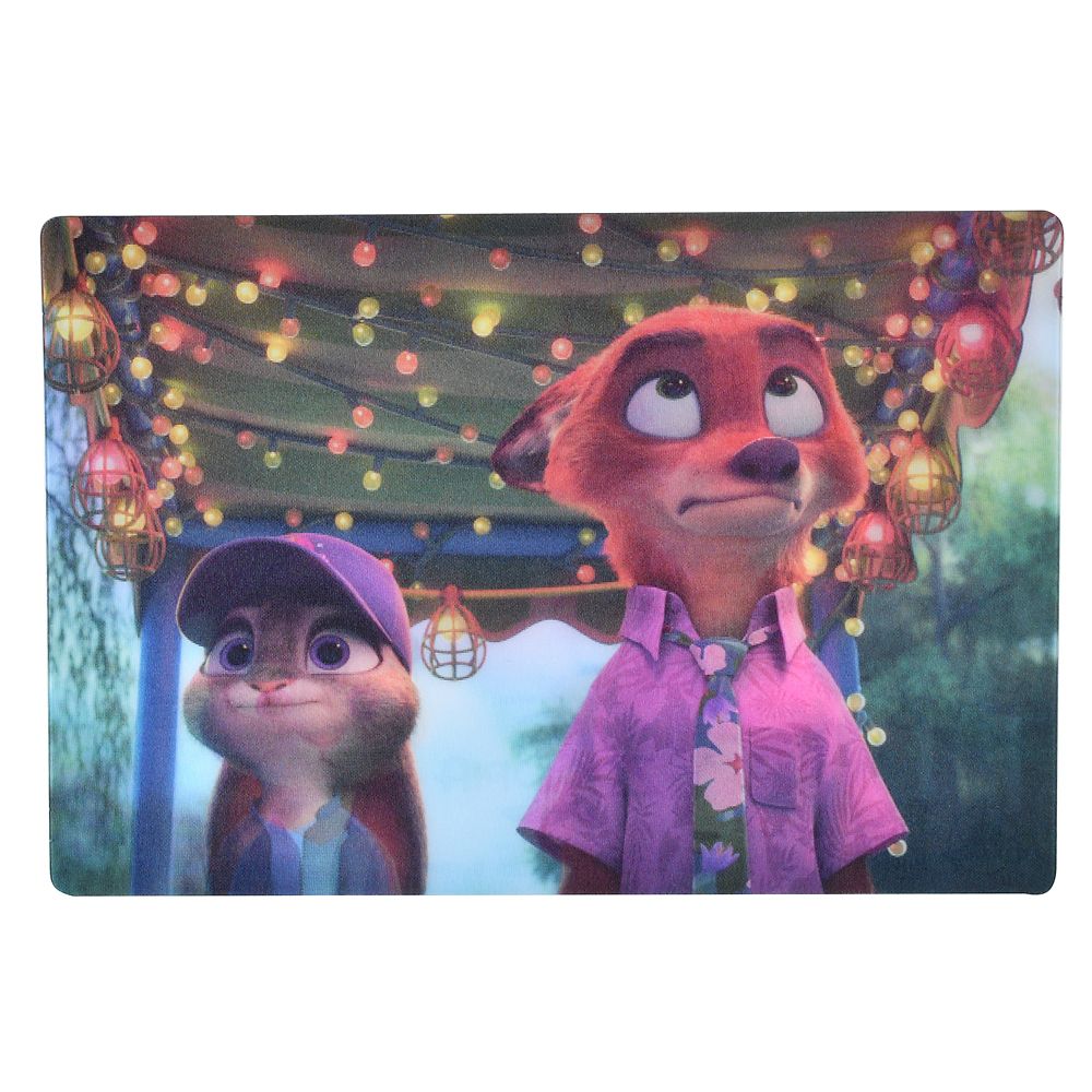 ジュディ・ホップス＆ニック・ワイルド ポストカード マーシュ・マーケット ズートピア2 Lenticular