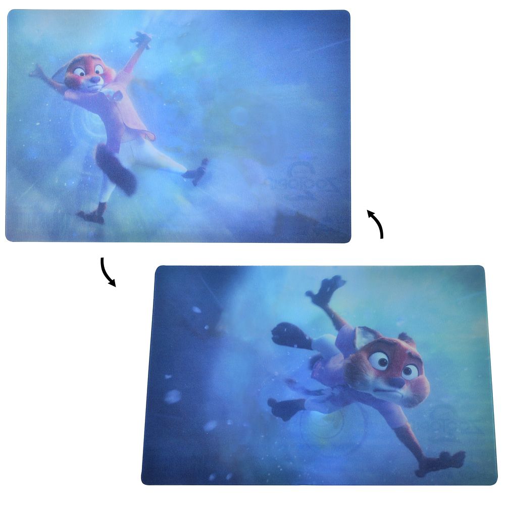 ニック・ワイルド ポストカード チューブ ズートピア2 Lenticular