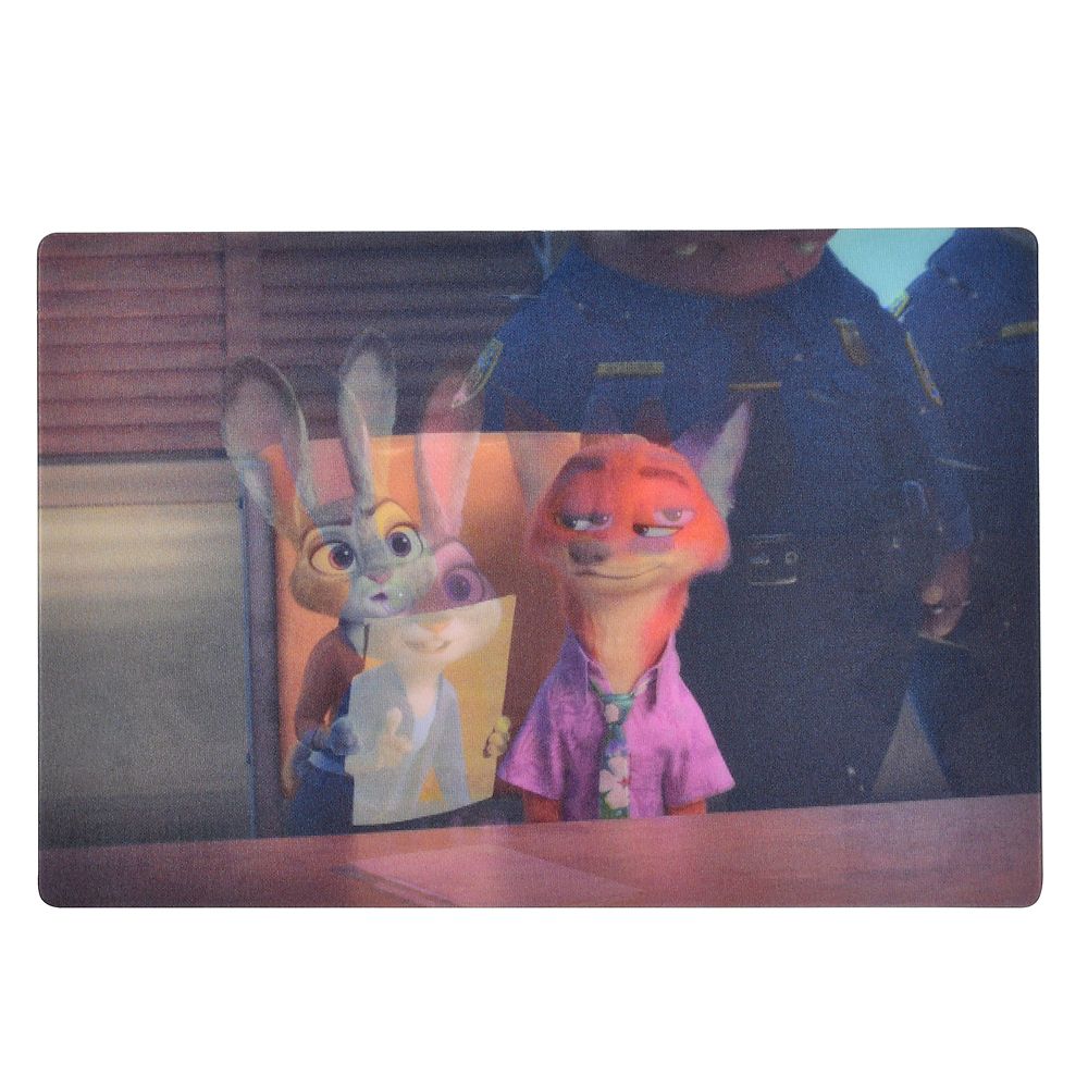 ジュディ・ホップス＆ニック・ワイルド ポストカード 騒ぎの後 ズートピア2 Lenticular