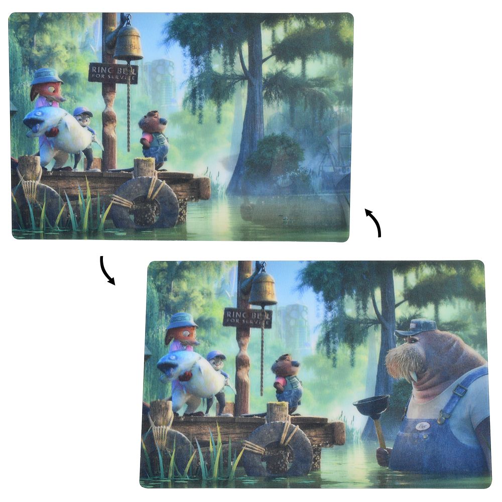 ズートピア2 ポストカード やあ ども マーシュ・マーケット Lenticular