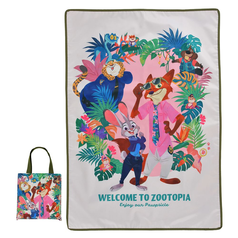 ズートピア2 レジャーシート バッグ入り TROPICAL ZOOTOPIA