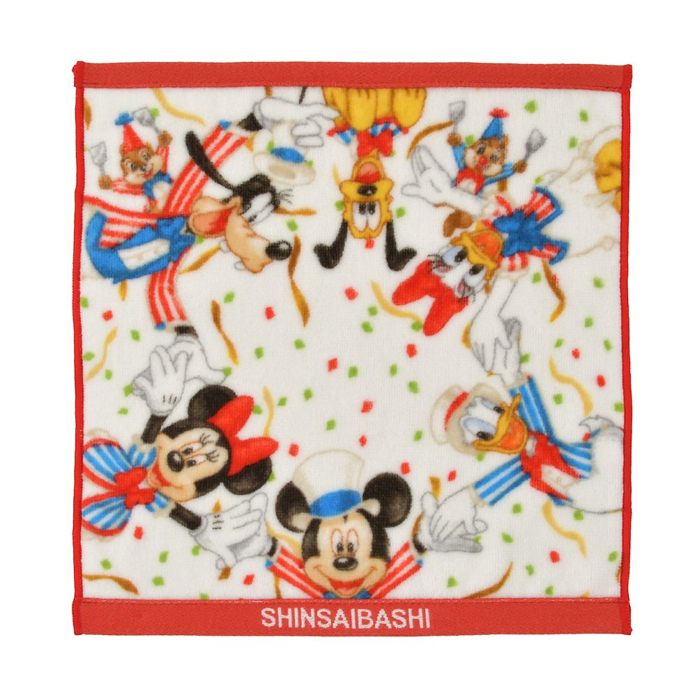 【心斎橋パルコ店限定】ミッキー＆フレンズ ミニタオル 心斎橋パルコ店グランドオープン