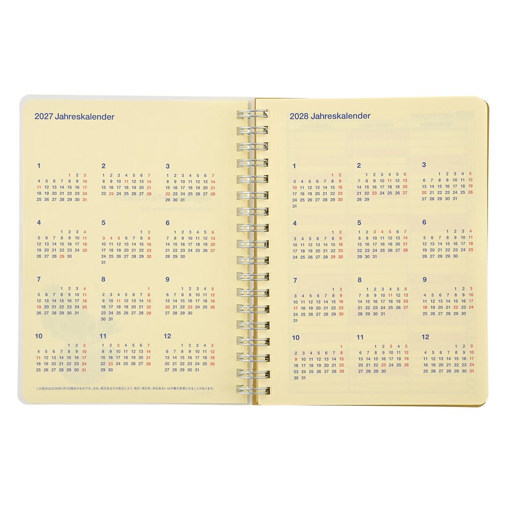 【デルフォニックス】リロ、スティッチ、スクランプ Rollbahn Diary L 手帳・スケジュール帳 CALENDAR ＆ ORGANIZER 2027