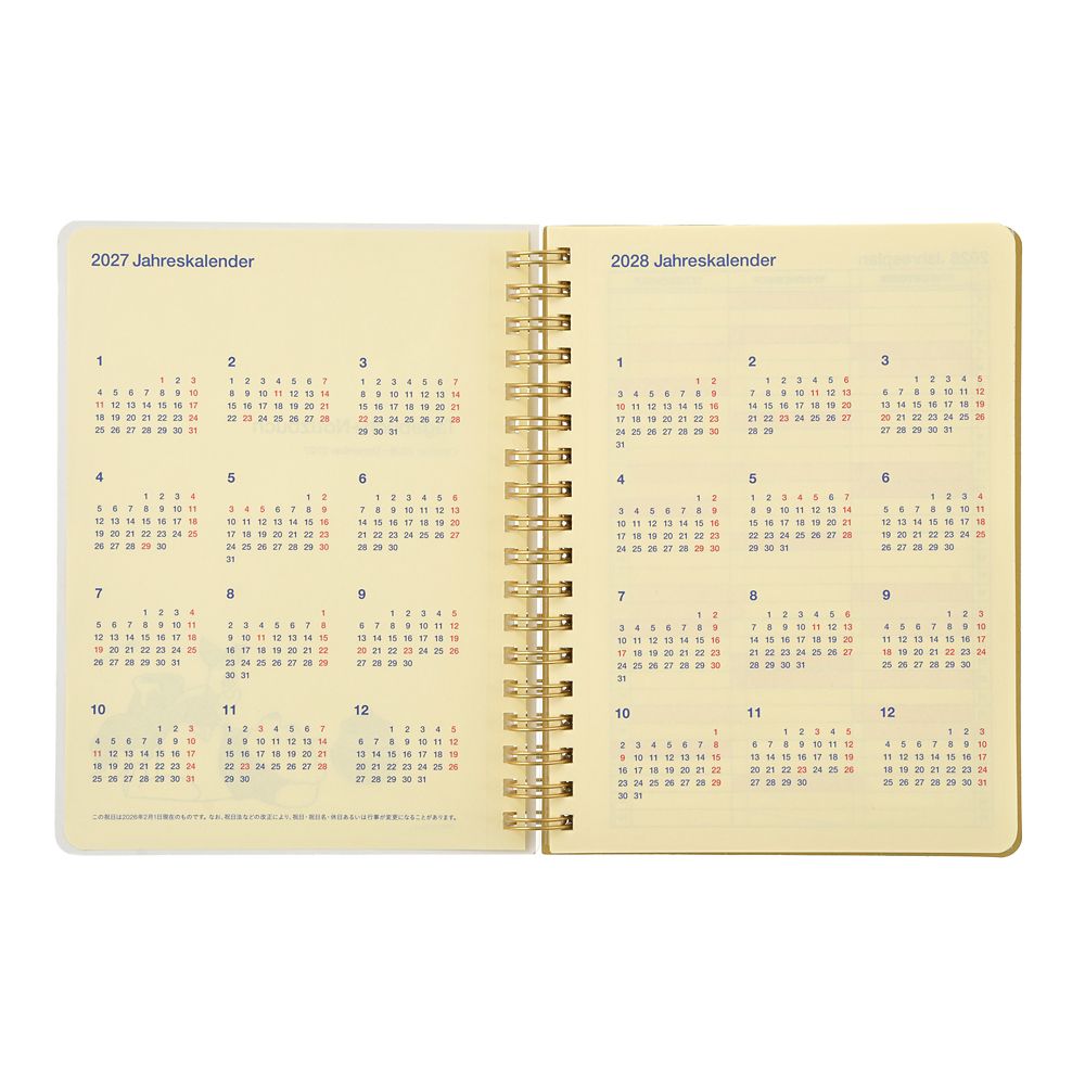 【デルフォニックス】プー＆フレンズ Rollbahn Diary L 手帳・スケジュール帳 CALENDAR ＆ ORGANIZER 2027