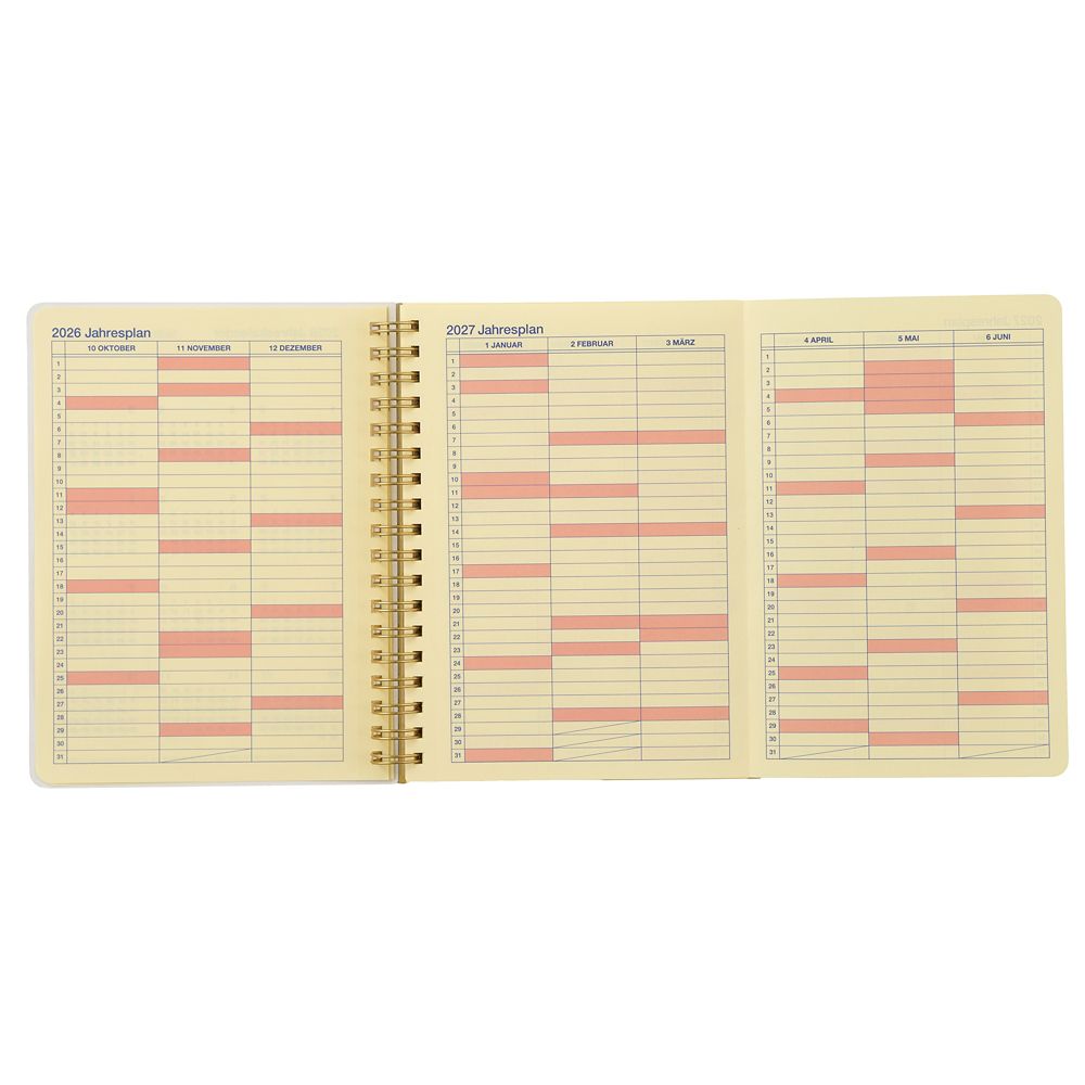 【デルフォニックス】プー＆フレンズ Rollbahn Diary L 手帳・スケジュール帳 CALENDAR ＆ ORGANIZER 2027