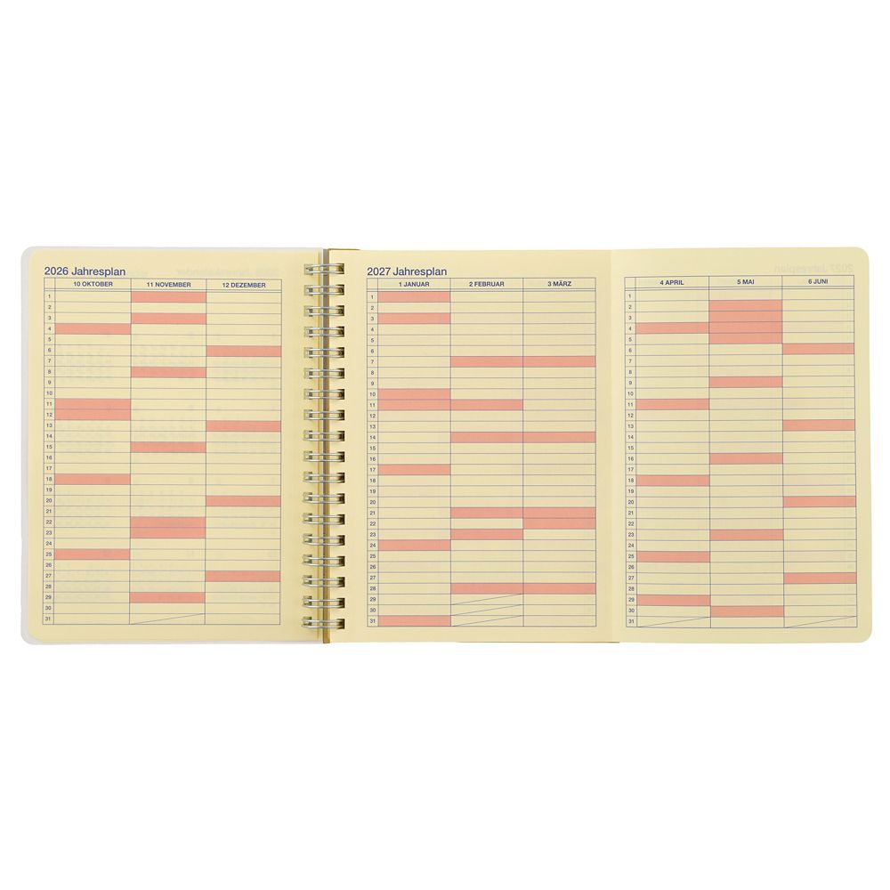 【デルフォニックス】ドナルド＆フレンズ Rollbahn Diary L 手帳・スケジュール帳 CALENDAR ＆ ORGANIZER 2027