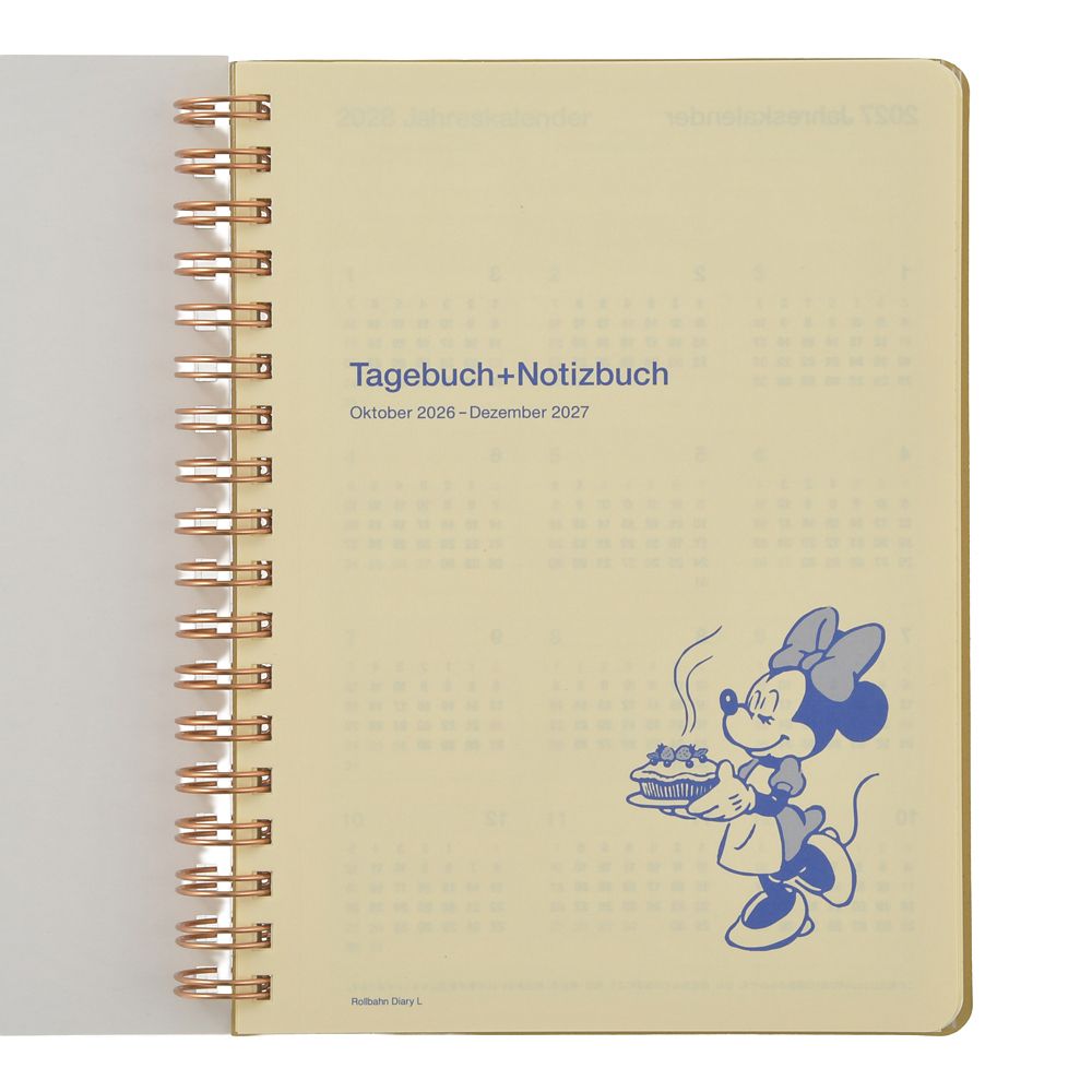 【デルフォニックス】ミニー＆フレンズ Rollbahn Diary L 手帳・スケジュール帳 CALENDAR ＆ ORGANIZER 2027
