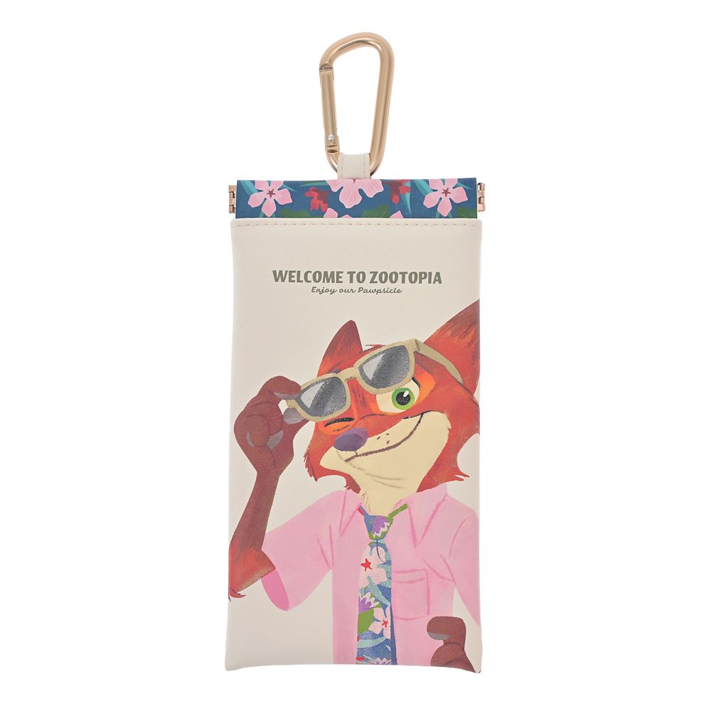 ニック・ワイルド ポーチ バネ口 カラビナ付き TROPICAL ZOOTOPIA