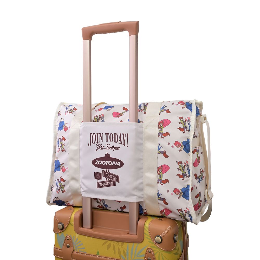 ジュディ・ホップス、ニック・ワイルド、クロウハウザー トートバッグ 折りたたみ式 2WAY ポケッタブル ZOOTOPIA TRAVEL