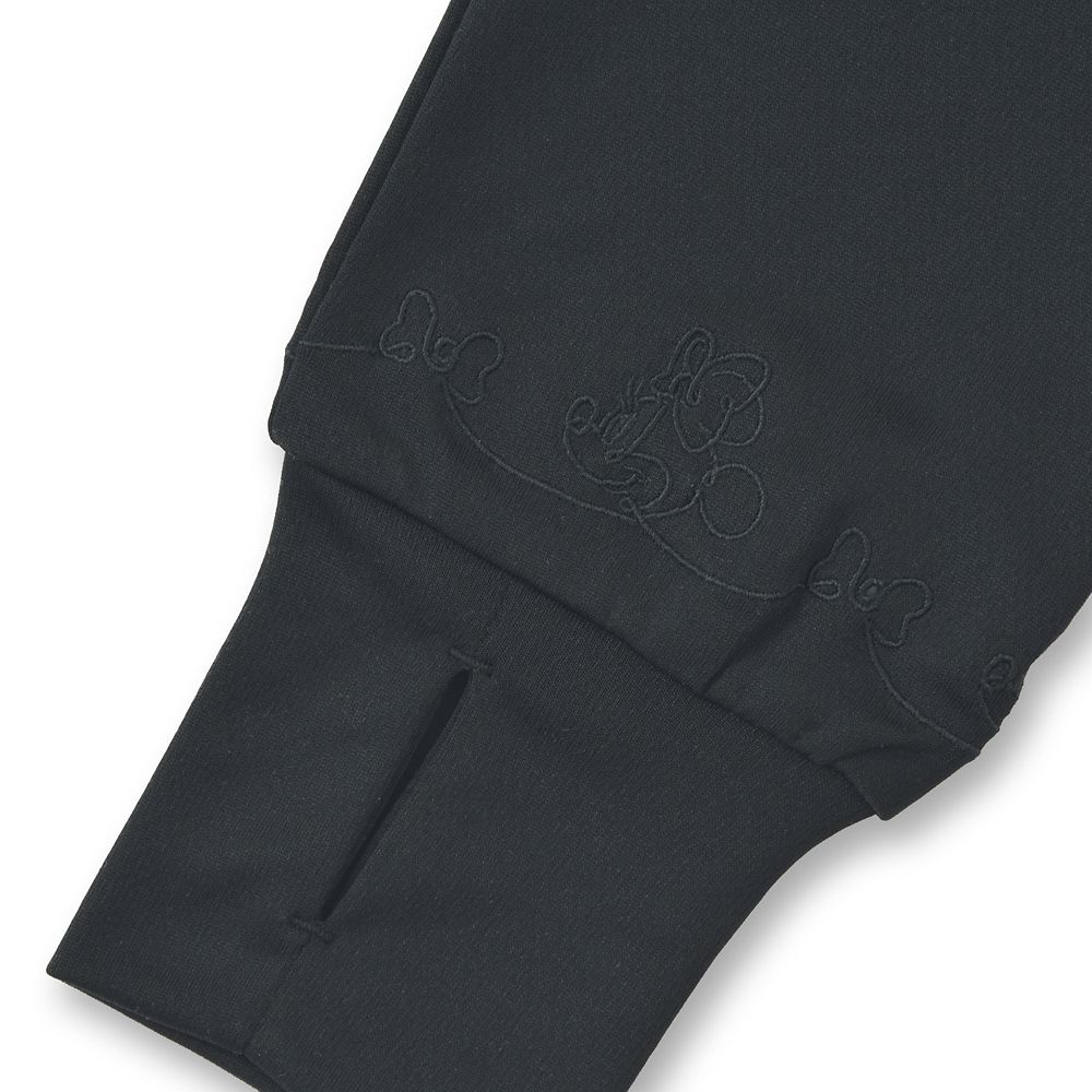 ミニー UVカットパーカー 長袖 ラインアート ブラック UV CARE GOODS