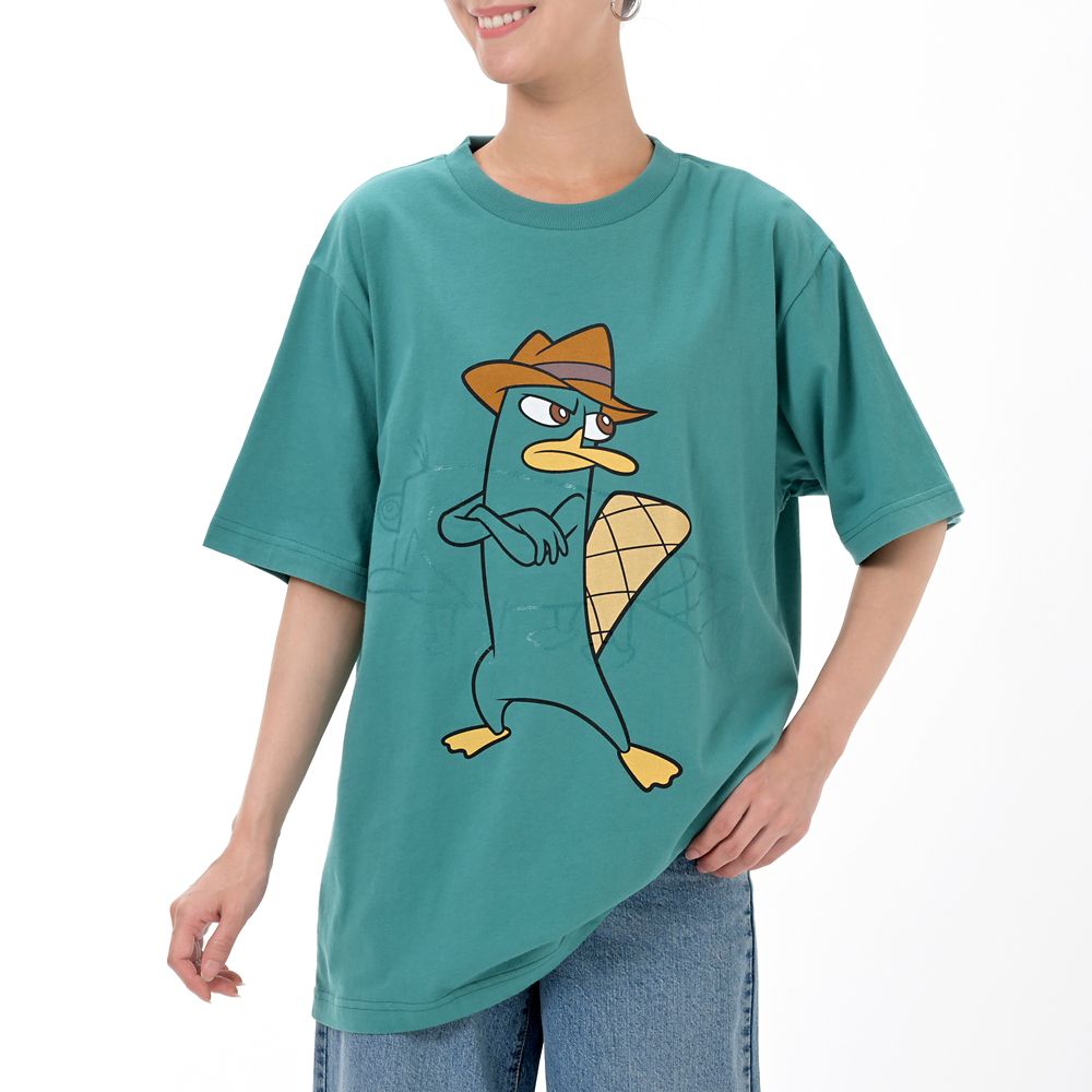 エージェントP＆ペリー 半袖Tシャツ グリーン T-Shirt Collection