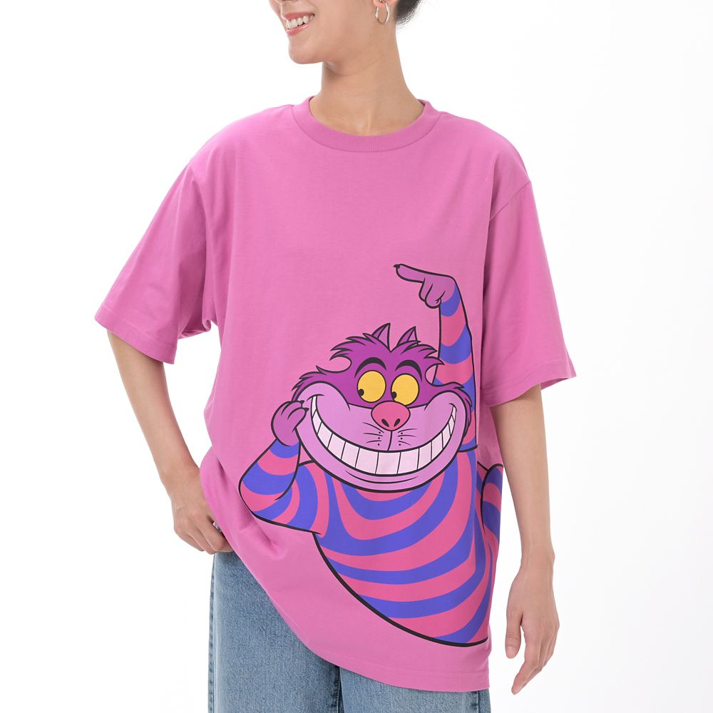 チェシャ猫 半袖Tシャツ パープル T-Shirt Collection