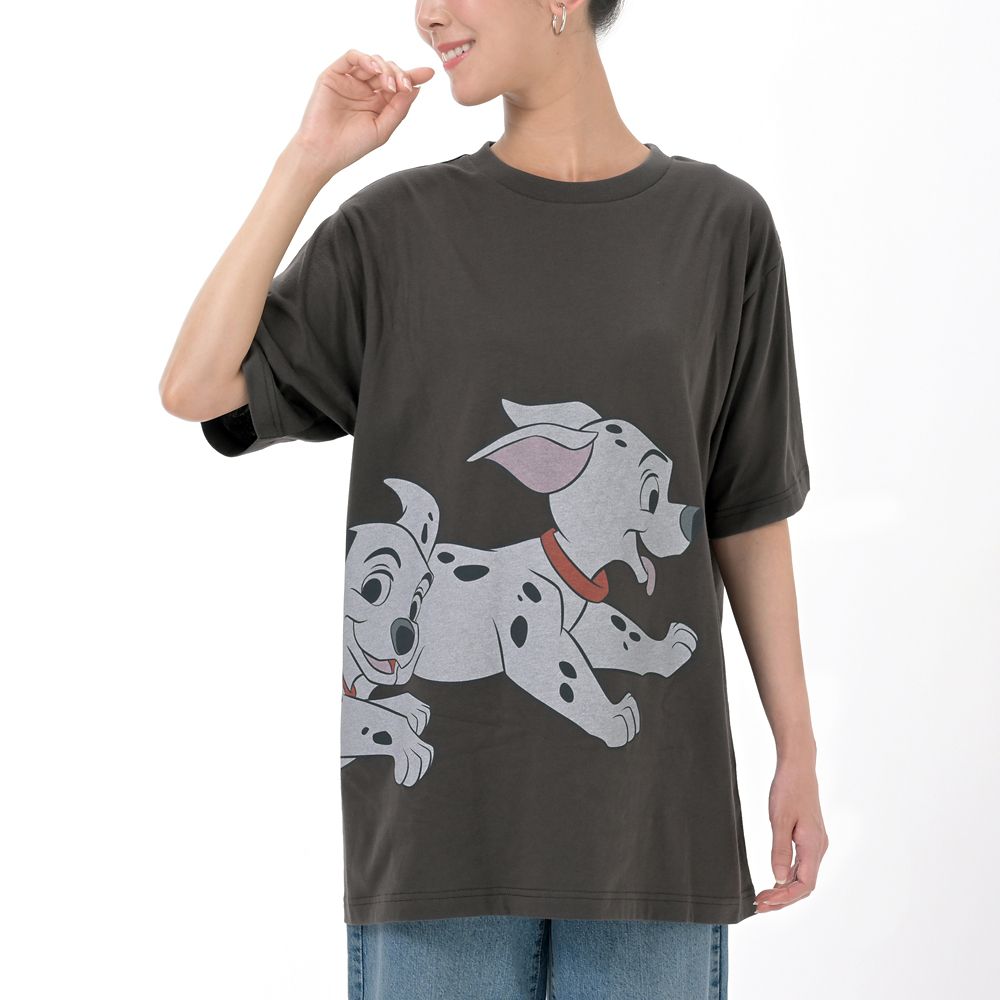 101匹わんちゃん 半袖Tシャツ グレー T-Shirt Collection