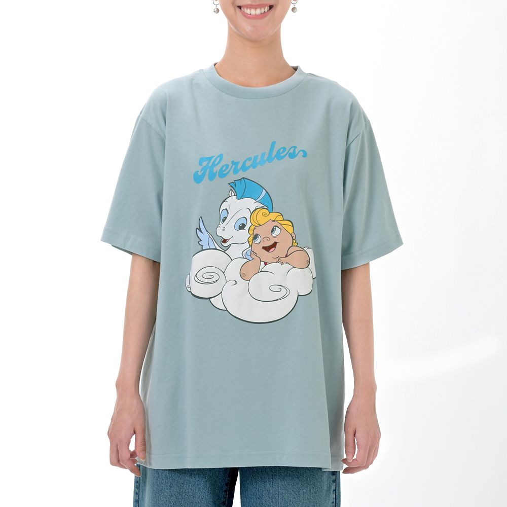 ヘラクレス＆ペガサス 半袖Tシャツ ブルー T-Shirt Collection