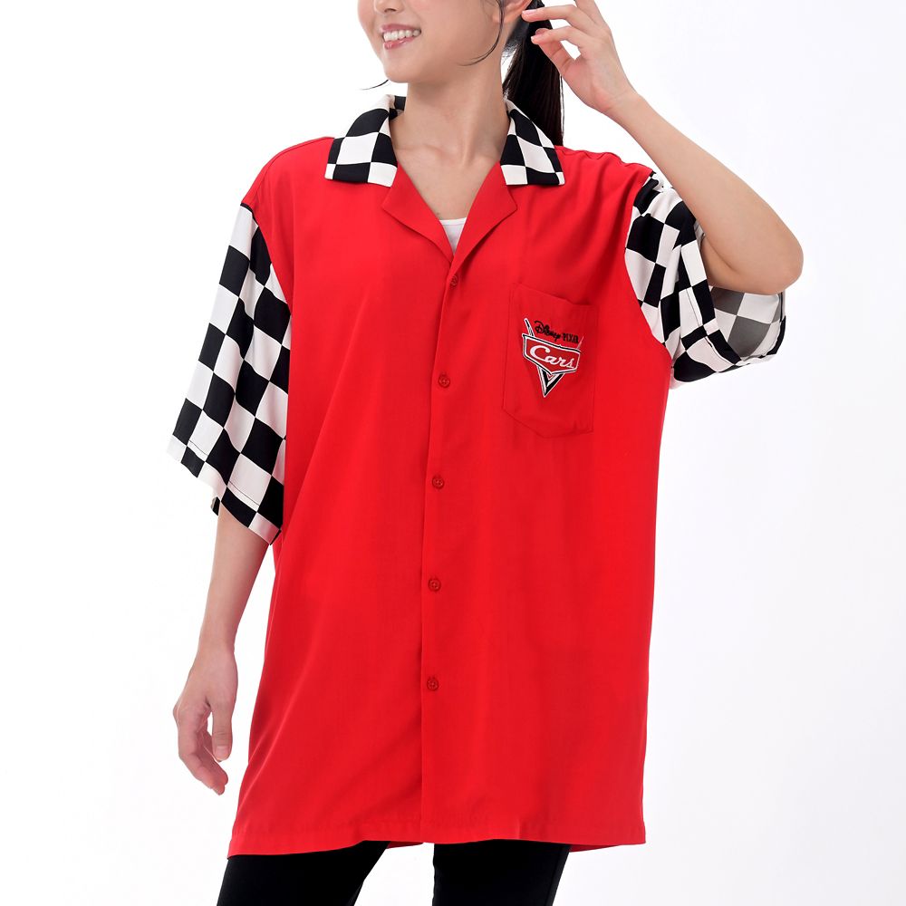 ライトニング・マックィーン 半袖シャツ レッド SUMMER SHIRT COLLECTION