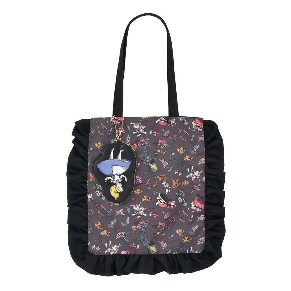 ふしぎの国のアリス トートバッグ ポーチ付き DISNEY ALICE IN WONDERLAND 75TH ANNIVERSARY