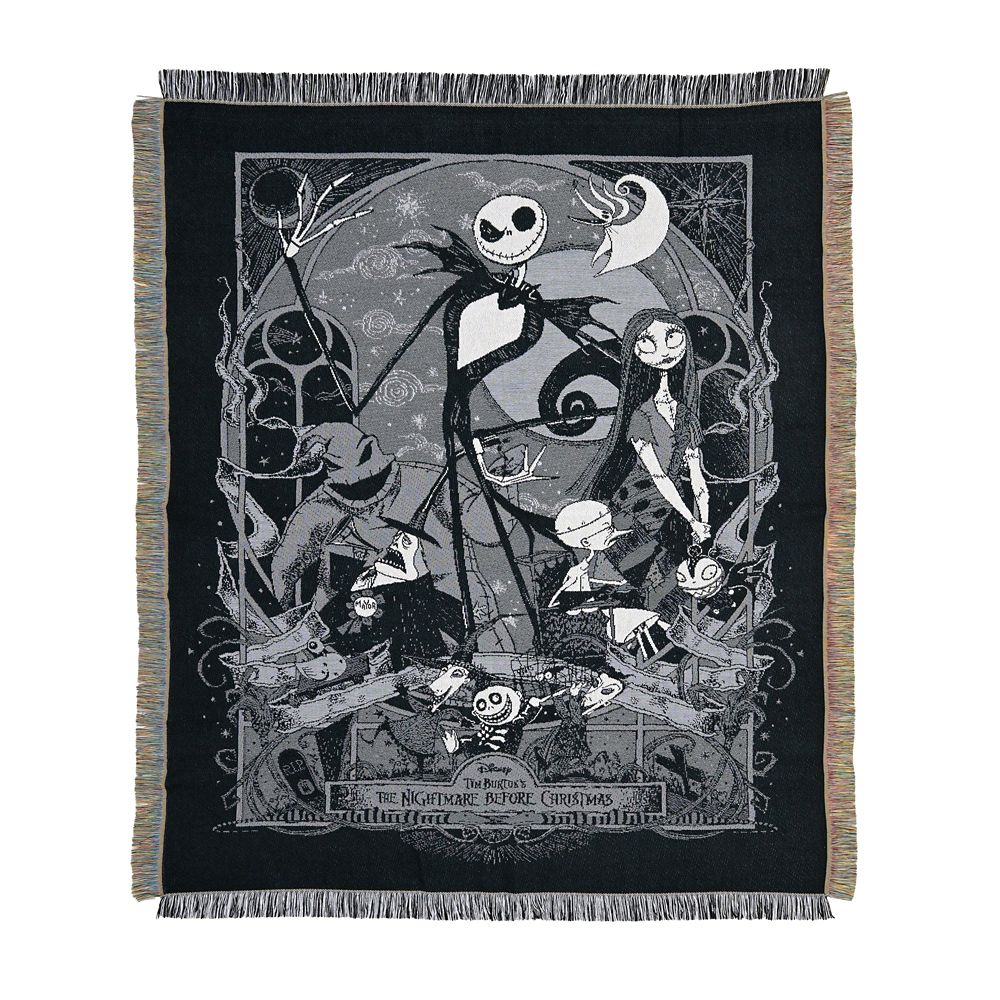ティム・バートン ナイトメアー・ビフォア・クリスマス ブランケット 大判 TIM BURTON'S THE NIGHTMARE BEFORE CHRISTMAS