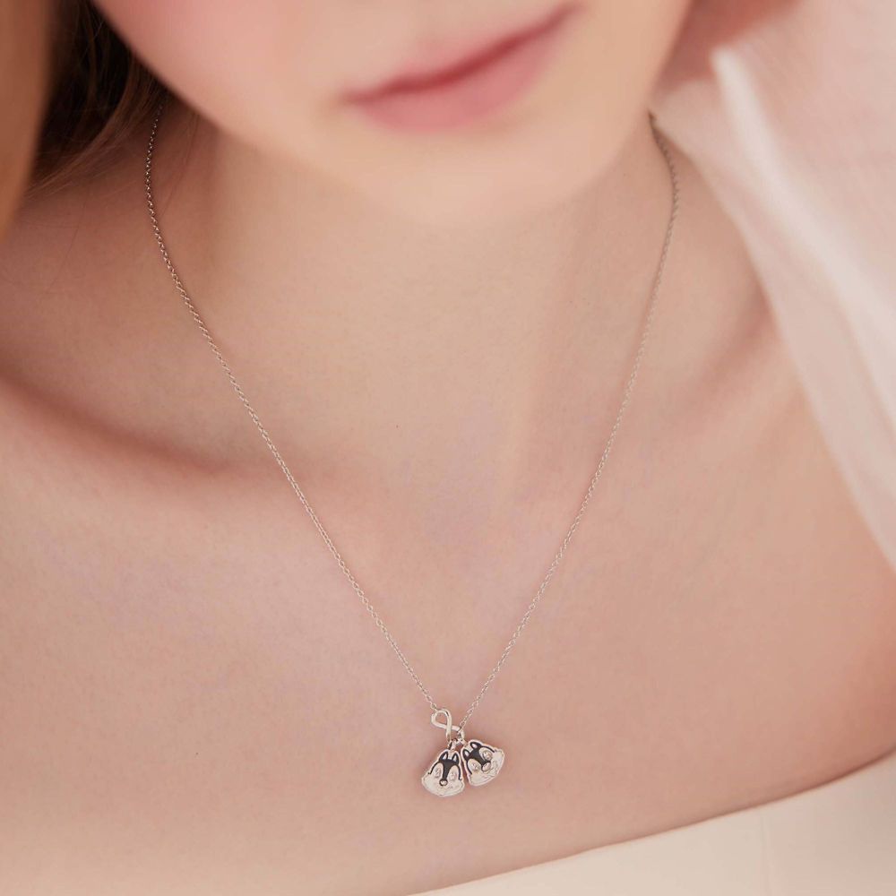 【RAVIPA】チップ＆デール ネックレス フェイス ゴールドカラー Chip &lsquo;n&rsquo; Dale