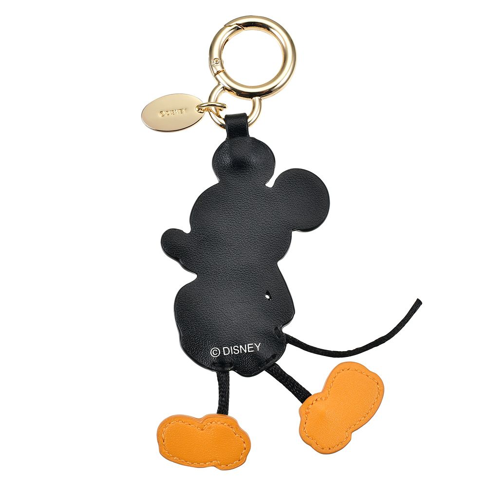 ミッキー バッグチャーム スタンディングポーズ ダイカット レザー風 FASHION CHARM