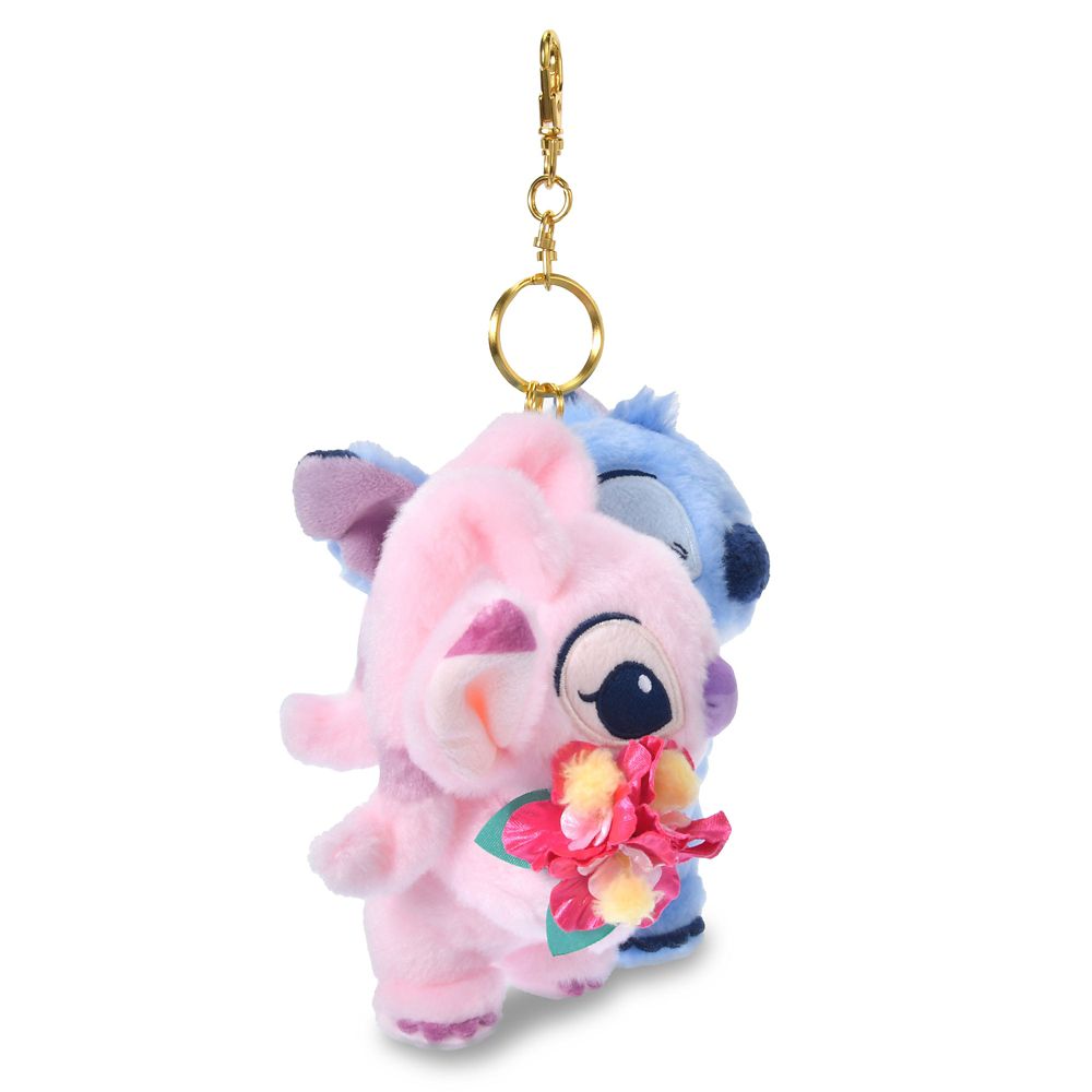 スティッチ＆エンジェル ぬいぐるみキーホルダー・キーチェーン STITCH ＆ ANGEL