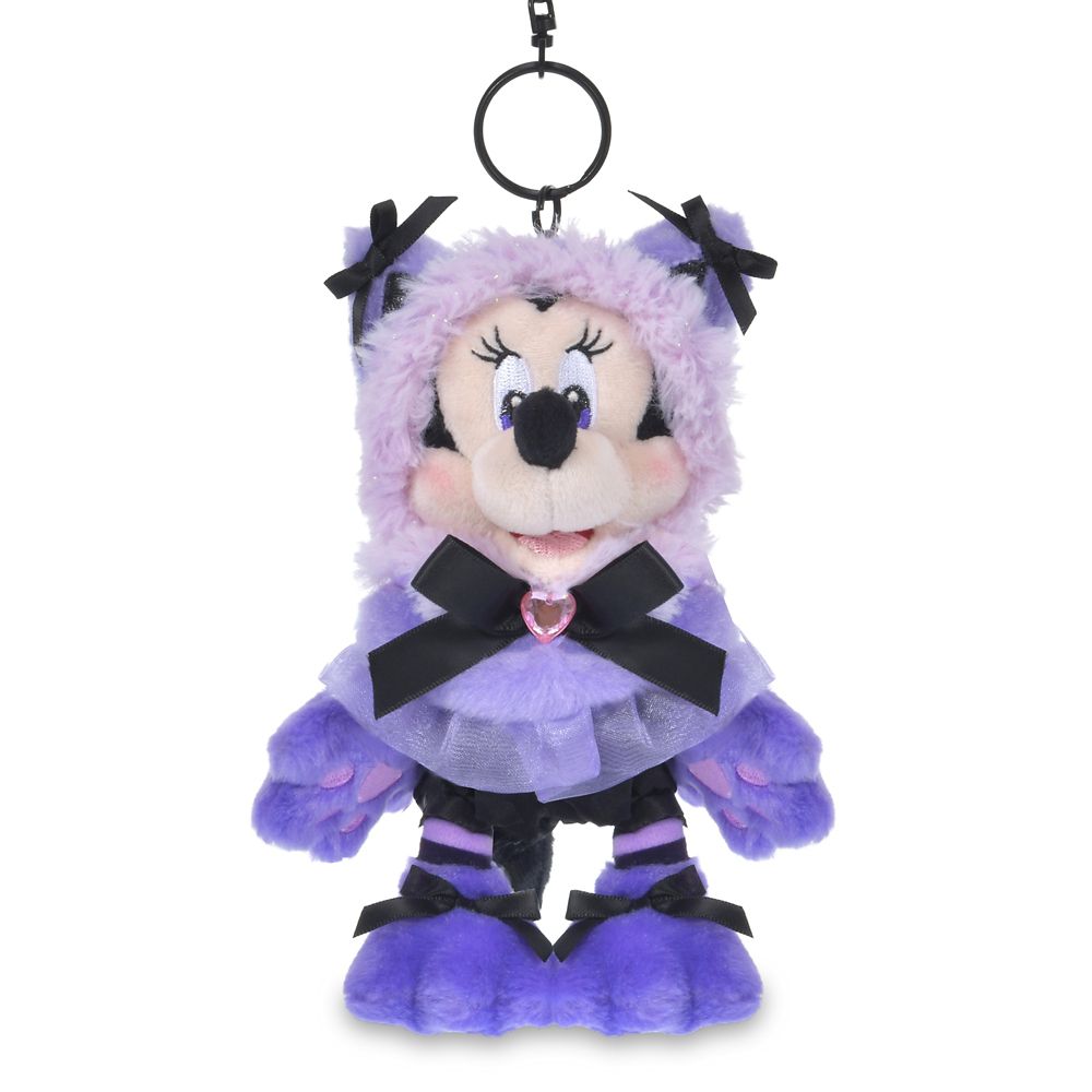 ミニー ぬいぐるみキーホルダー・キーチェーン CAT MINNIE AND FIGARO