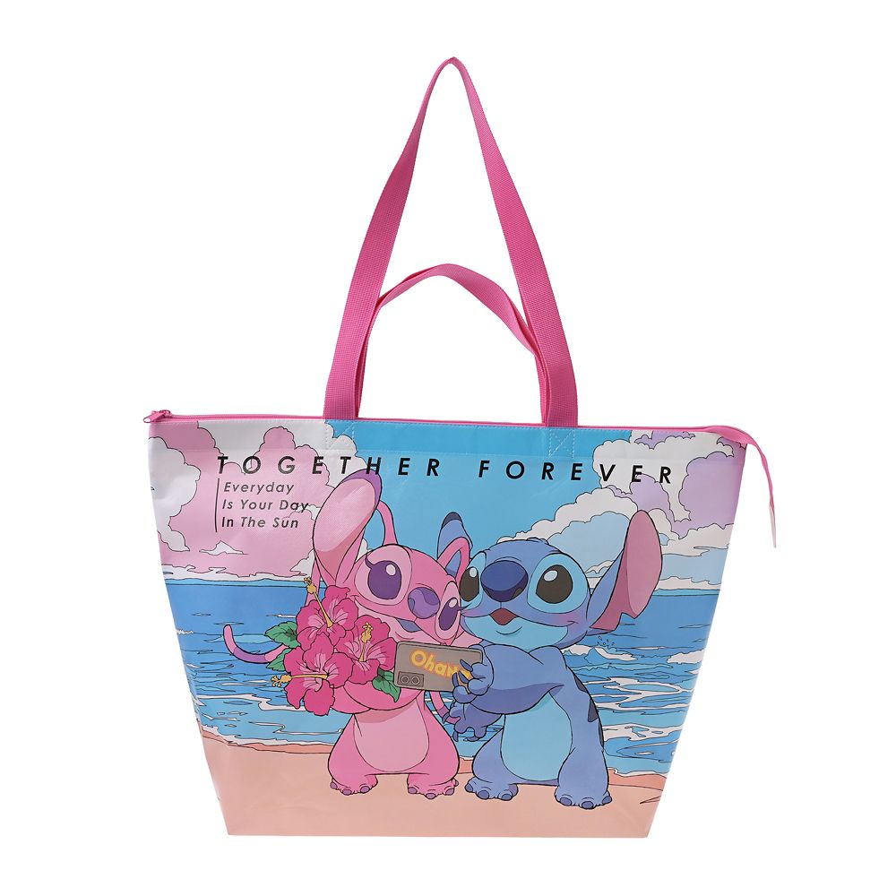 スティッチ＆エンジェル ショッピングバッグ・エコバッグ(L) STITCH ＆ ANGEL