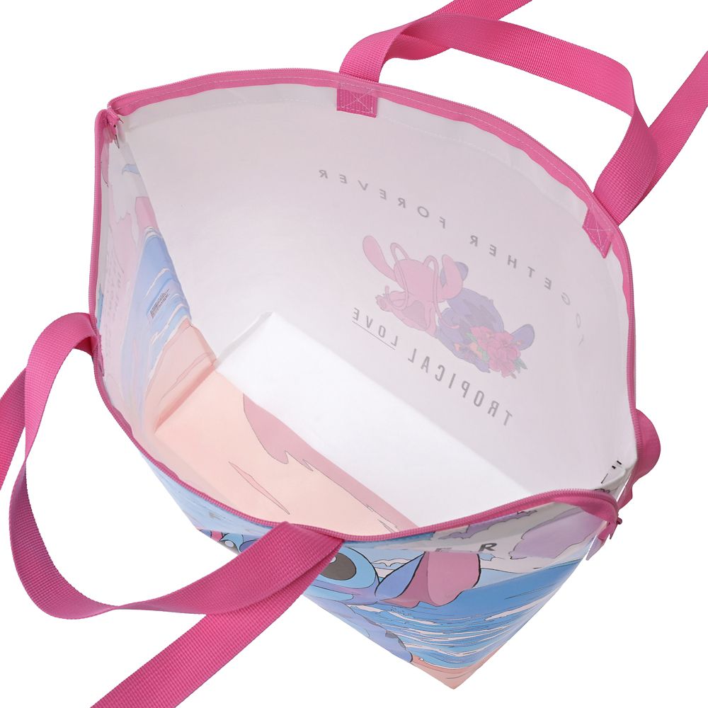 スティッチ＆エンジェル ショッピングバッグ・エコバッグ(L) STITCH ＆ ANGEL
