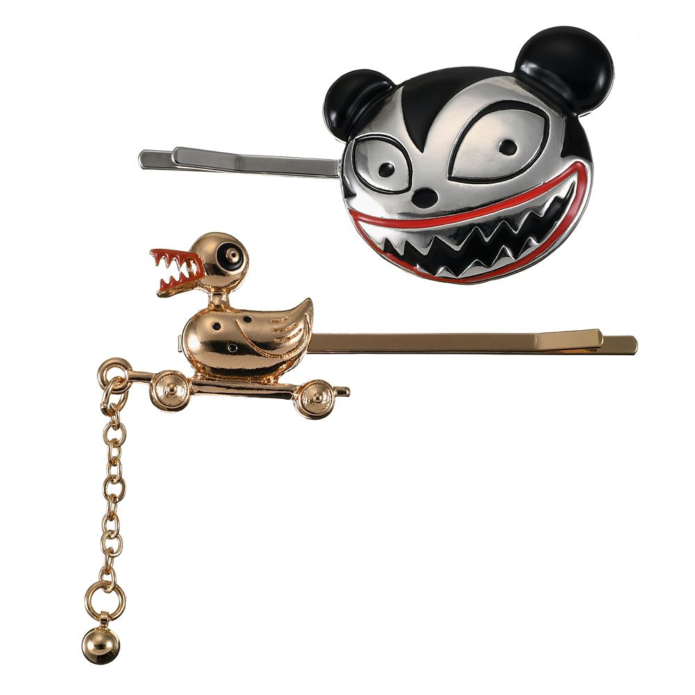 ヴァンパイア・テディ＆キラーダック ヘアピン セット メタルカラー TIM BURTON'S THE NIGHTMARE BEFORE CHRISTMAS