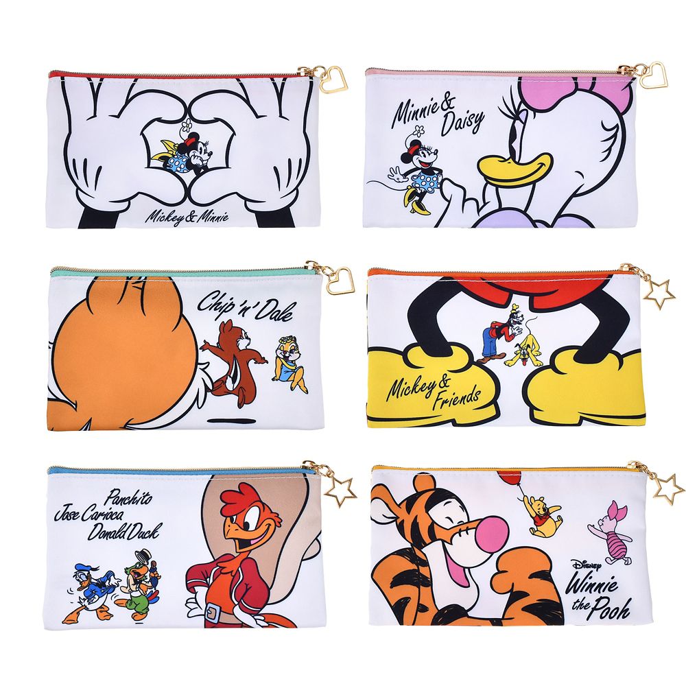 ディズニーキャラクター シークレットポーチ フラット