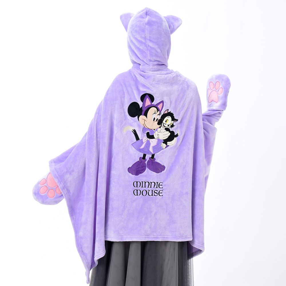 ミニー＆フィガロ ブランケット フード CAT MINNIE AND FIGARO