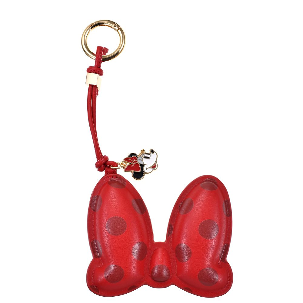 ミニー バッグチャーム ミラー カラビナ付き リボン FASHION CHARM